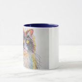Mug Cute Tuxedo Chat Dessin d'art Chats (Centre)