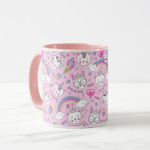 Mug Cute Unicorn Chats