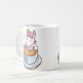 Mug Cute Unicorn In Coffee Cup Gift For Lover Magical (Devant gauche)