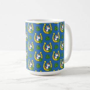 Mug Cute Unicorn sur le Motif de la Saint Patrick