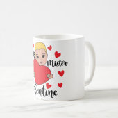 Mug Cute Valentine Boy Holt Heart Gift Art pour enfant (Devant droit)