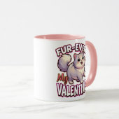 Mug Cute Valentine Cat – Fur-Ever My Valentine (Devant droit)