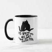 Mug Cute Valentine chatons (Gauche)