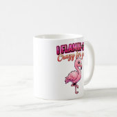 Mug Cute Valentine Flamingo–I Flamin-Go Crazy for You (Devant droit)