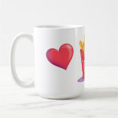 Mug Cute Valentine French Fries Pun (Gauche)