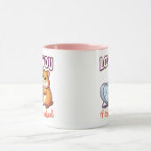 Mug Cute Valentine Hamster – Love You a Whole Wheel (Centre)