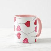 Mug Cute Valentine Heart Lolly | Motif Lollipop (Devant droit)