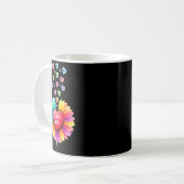Mug Cute Valentine Love Sunflower Hearts Candy For Gir (Devant gauche)