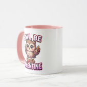 Mug Cute Valentine Owl – Owl Be Your Valentine (Devant gauche)