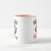 Mug Cute Valentine Raccoon Pirate-Love Worth Plunderin (Centre)