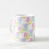 Mug Cute Valentines Day Coeurs bonbons (Devant gauche)