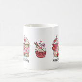 Mug Cute Valentine's Day Cupcakes et l'amour (Centre)