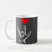 Mug Cute Valentines Day I Love You Hand Sign Language  (Gauche)