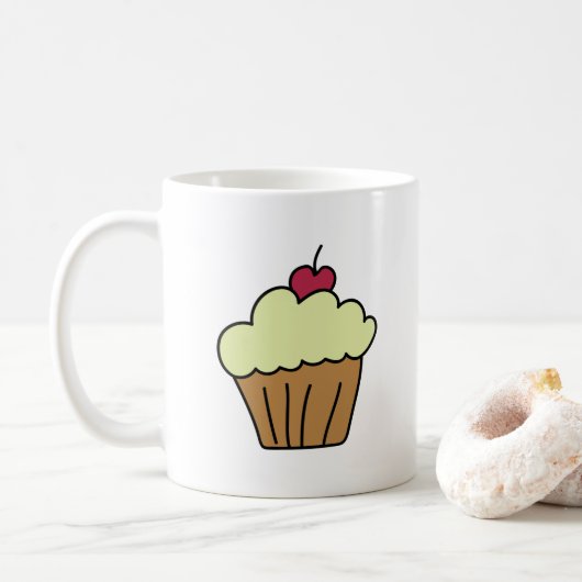 Mug Cute Vanilla Cupcake (Avec donut)