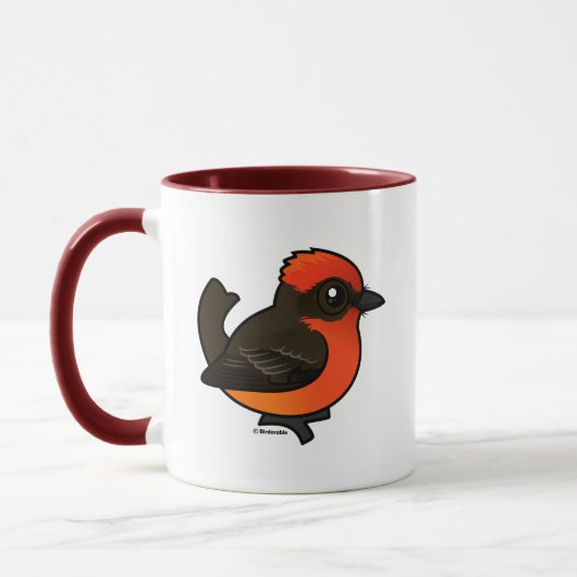 Mug Cute Vermilion Flycatcher (Gauche)