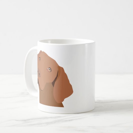 Mug Cute Vizsla (Devant gauche)