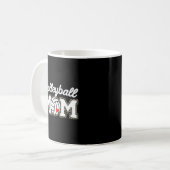 Mug Cute Volleyball Maman Empreinte de léopard Fun de (Devant gauche)