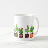 Mug Cute Watercolor Cactus (Devant droit)