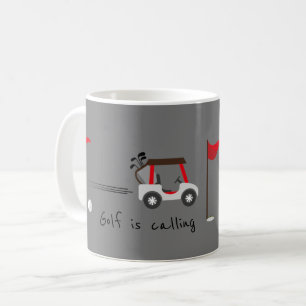 Mug Cute Watercolor Golf Fun Golf Calling Quote