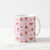 Mug Cute Watermelon et Popsicle Motif sans couture (Devant droit)
