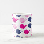 Mug Cute Whales, Pattern of Whales, Sea Animals (Centre)