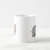 Mug Cute Whimsical Hand-Drawn Elephant Illustration (Centre)