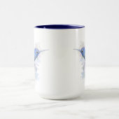 Mug Cute Whimsical Hummingbird Aquarelle Art (Centre)