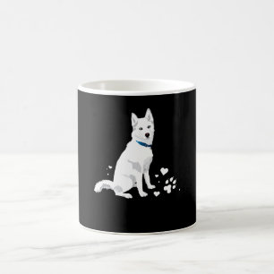 Mug Cute White Siberian Husky - Sweet White Snow Dog