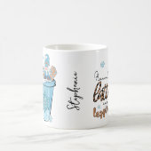 Mug Cute Winter Gnome Flannels Lattes Leggings (Centre)