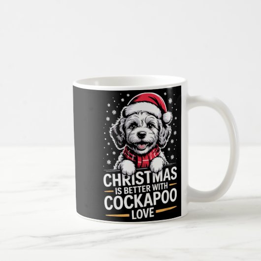 Mug Cute Xmas Puppy Dog Christmas Is Better With Ao Lo (Droite)