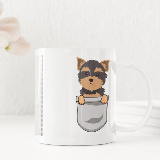 Mug Cute Yorkshire Terrier pour entraîneur de chiens A