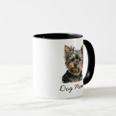 Mug Cute Yorkshire Terrier Yorkie Amoureux des chiens  (Devant droit)