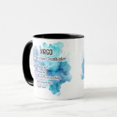 Mug Cute Zodiac Sign Traits/ Virgo Wrap  (Devant gauche)