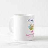 Mug Cute Zoo Animal Ark baby shower de naissance (Devant gauche)