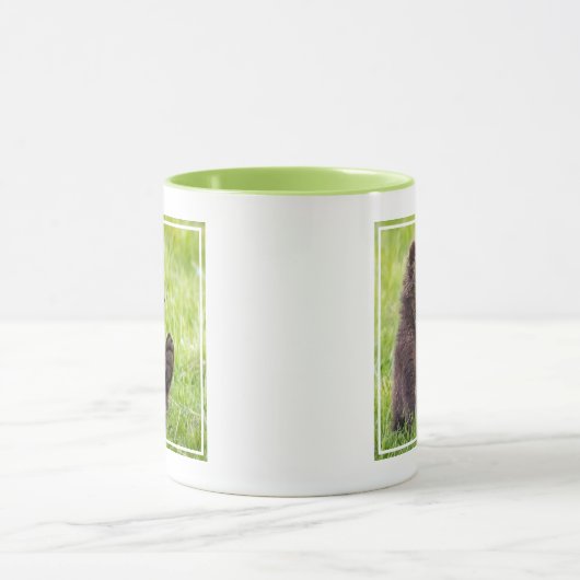 Mug Cutest Baby Animals | Brown Bear Cub Wave (Centre)