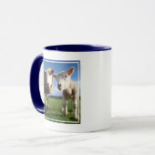 Mug Cutest Baby Animals | Newborn Lamb & Mama (Devant gauche)
