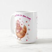 Mug Cutest Chick in the Coop Brown Hen (Devant gauche)
