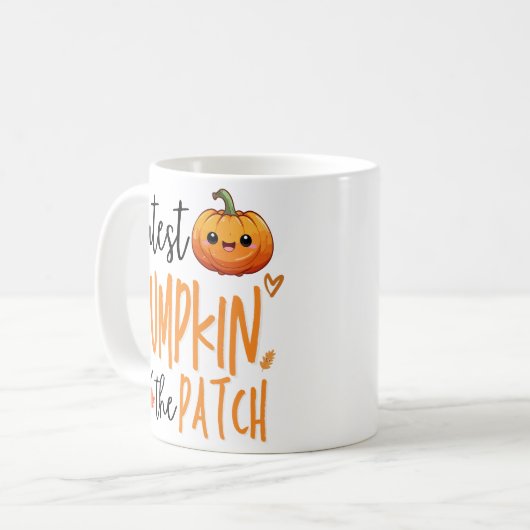 Mug Cutest Pumpkin in the Patch, Fall First Halloween (Devant gauche)