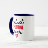 Mug Cutest Valentine Ever ..de votre Husky (Devant gauche)