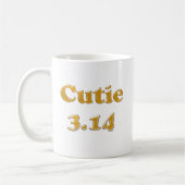Mug Cutie 3,14 Pi Jour Rose (Gauche)