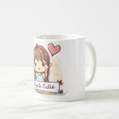 Mug Cutie simple mignonne fille (Devant droit)