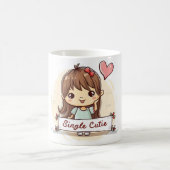 Mug Cutie simple mignonne fille (Centre)
