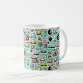 Mug Cuties rétro : Pastel Whimsical (Devant droit)