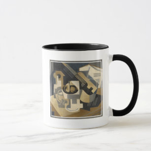 Mug Cuvette de guitare et de fruit sur un Tableau,
