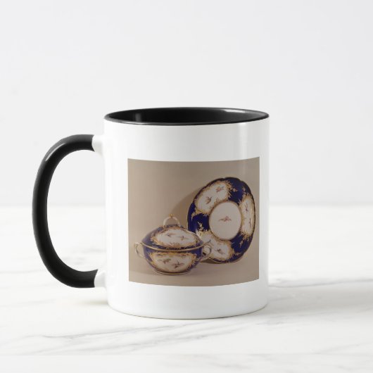 Mug Cuvette de Vincennes et support, c.1745 (Gauche)