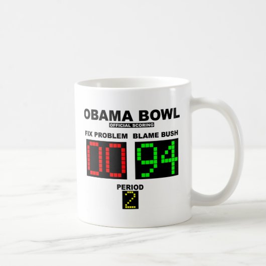 Mug Cuvette d'Obama - marquage officiel (Droite)