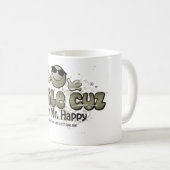 Mug cuz de sourire je suis M. Happy (Devant droit)