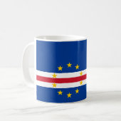 Mug Cv de drapeau du Cap Vert (Devant gauche)