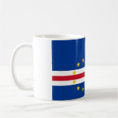Mug Cv de drapeau du Cap Vert (Gauche)