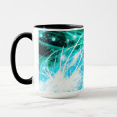 Mug Cyan abstrait (Gauche)
